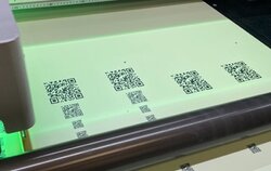 Tape met gepersonaliseerde QR-codebedrukking