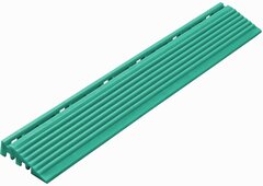 Afwerkrand recht voor 18 mm PP kliktegels turquoise