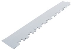 Afwerkrand met hoek voor 9 mm BoNueva pvc kliktegels lichtgrijs