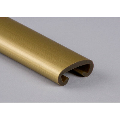 PVC Trapleuningprofiel voor vlakke leuning  goud