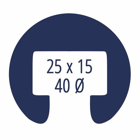 PVC Trapleuningprofiel rond
