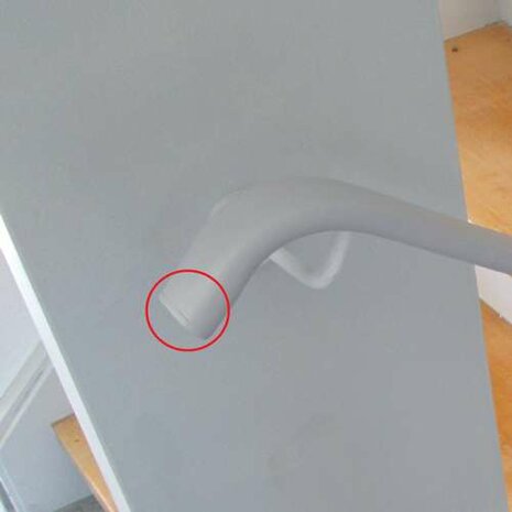 Embout pour profil&eacute; de garde-corps d&#039;escalier en PVC