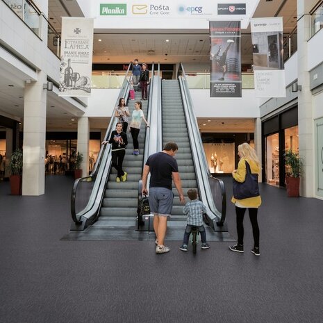 PVC kliktegel Gerflor Creation 70 Connect Rough Textile grey