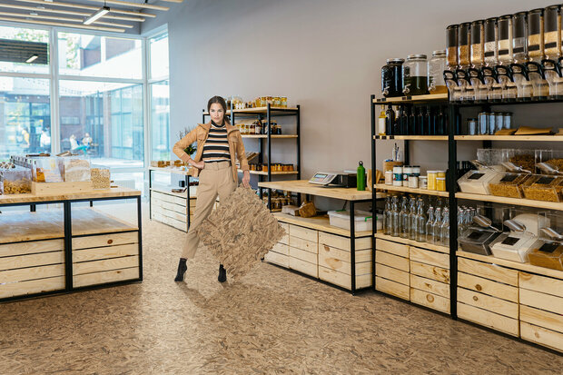 PVC kliktegel Gerflor Creation 70 Connect Rough Gentlemane grey