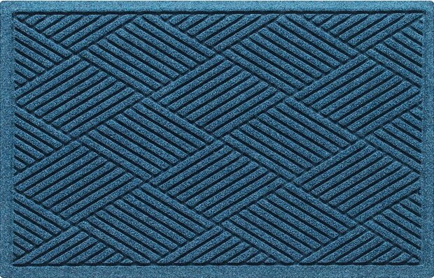 Diamond blue deurmatten