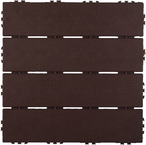 Kunststof kliktegel met houtlook