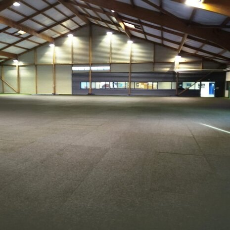 Beschermvloer voor sporthal- en gymzaalvloeren HallProtect XXL antraciet