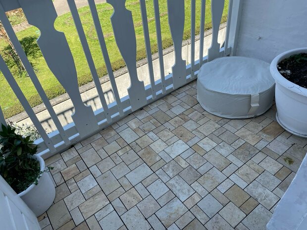 Kliktegels voor balkons en terras