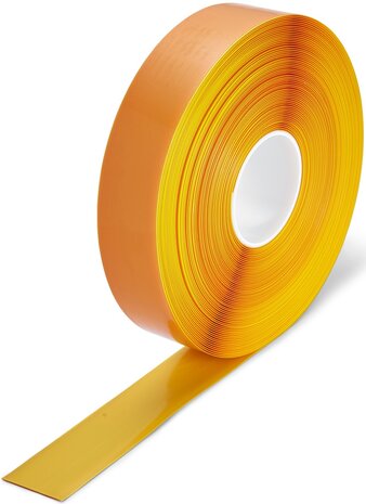 Vloermarkeringstape extra dun Thinstripe 50 mm geel