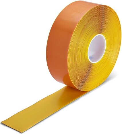 LeanLine Pro Vloermarkeringstape 75 mm geel