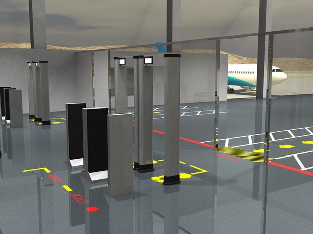 LeanLine Route Vloermarkeringstape 50 mm zwart