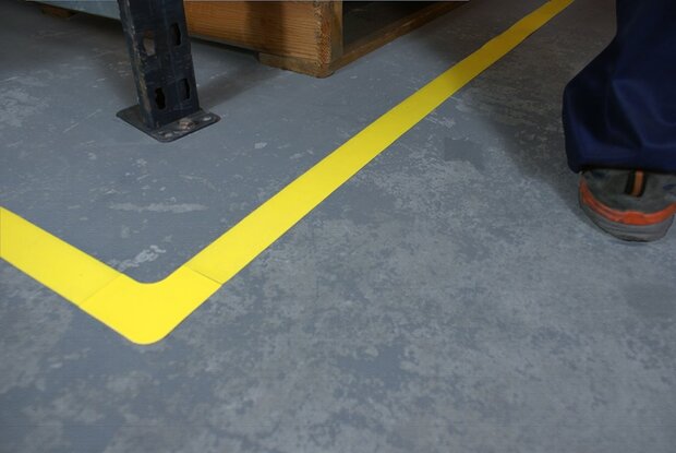 LeanLine Route Vloermarkeringstape 50 mm oranje