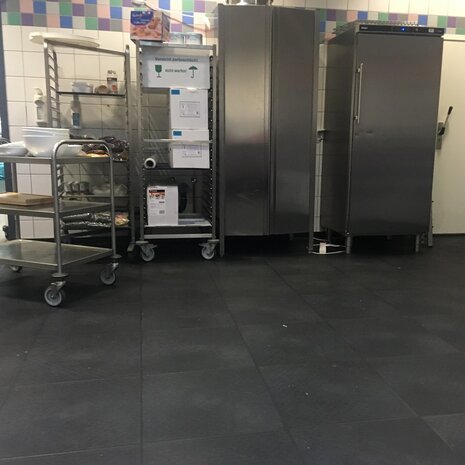 PVC Kliktegel Horeca Waterdicht HACCP &ndash; BoLock 7 mm grijs