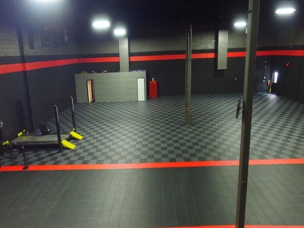 Taralock PVC kliktegel Garagevloer 7 mm -wit-verdekte verbinding 