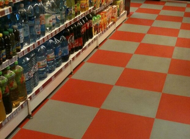 Taralock PVC kliktegel Garagevloer 7 mm -rood-verdekte verbinding 