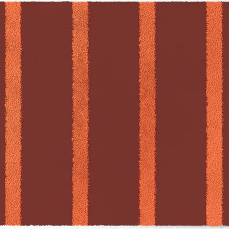ColorStar- Lines- binnendeurmat-bruin-zalm-60x85 cm