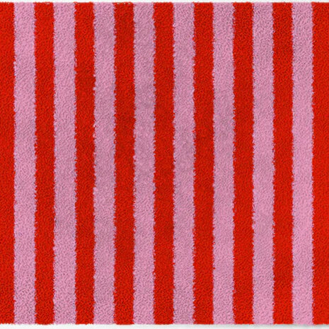 ColorStar- Stripes- binnendeurmat-rose-rood-60x85 cm