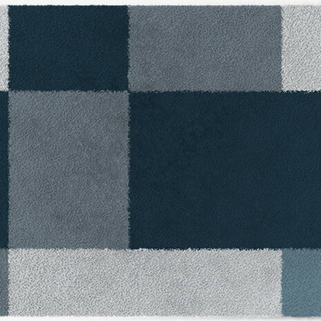 ColorStar Blocks binnendeurmat-koelgrijs-60x85 cm