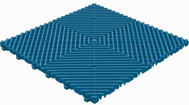 BoDeck balkonvloeren 18 mm &ndash; open kliktegels-afgerond |Blauw