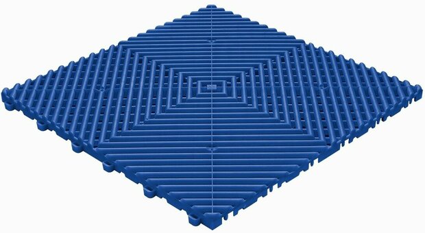 BoDeck balkonvloeren 18 mm &ndash; open kliktegels-afgerond | Reflexblauw