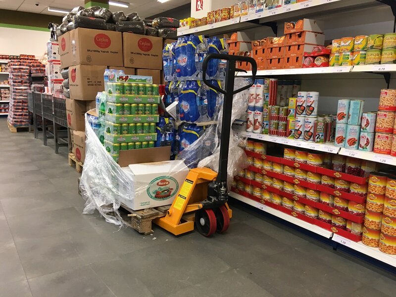 Supermarktvloer