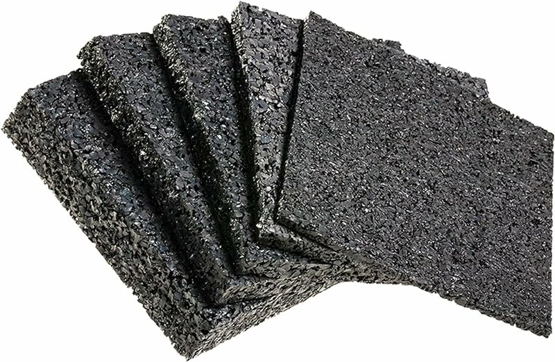 Rubbergranulaat tegeldrager