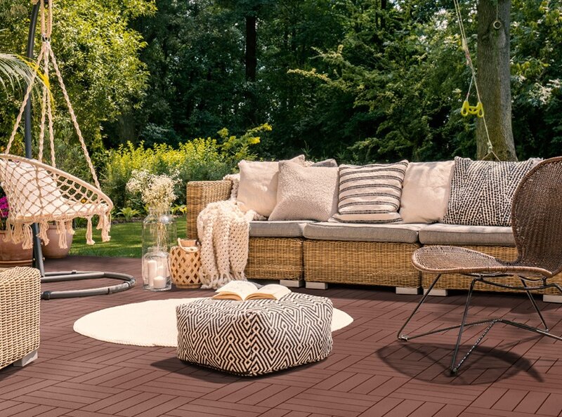 Kunststoff Klickfliese mit Holzoptik