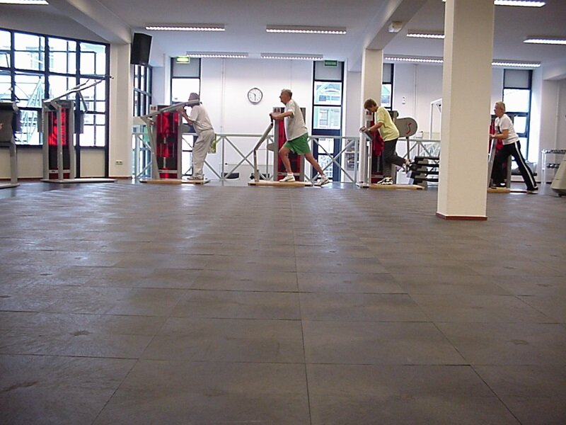 Sportschoolvloer