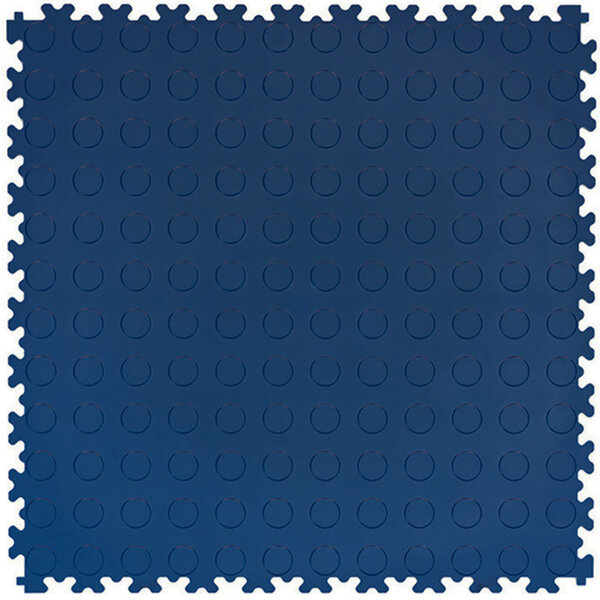 PVC Kliktegel BoSepta met noppen blauw saffier