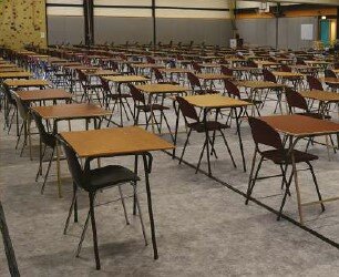 Vloerbescherming tijdens examens