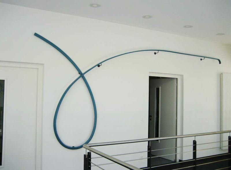 PVC Trapleuningprofiel voor vlakke leuning 