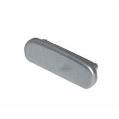 Eindkap PVC Trapleuningprofiel F408-011 wit-aluminium