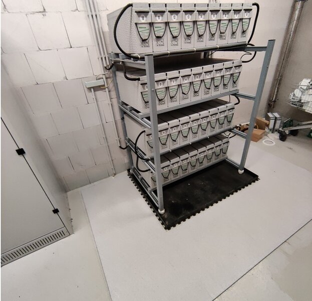 ESD vloer in accuruimte