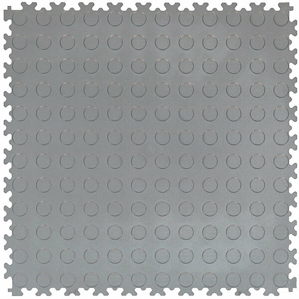 Kliktegel Recycling PVC 7 mm EcoStrong Noppen grijs