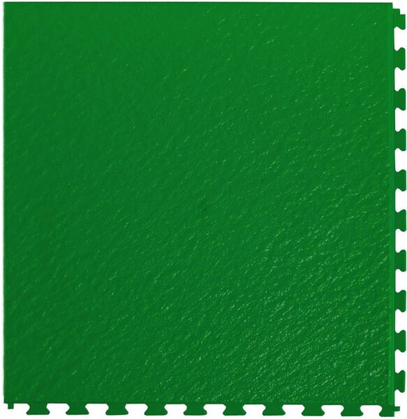 Groene tegels uit kunststof