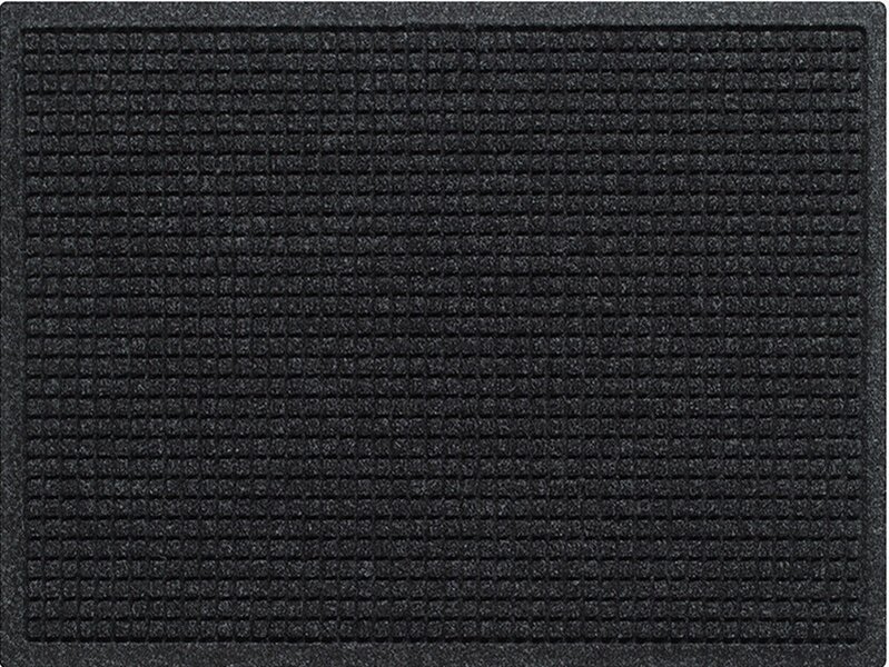 Deurmat WaterHog Square Charcoal 90x150 cm