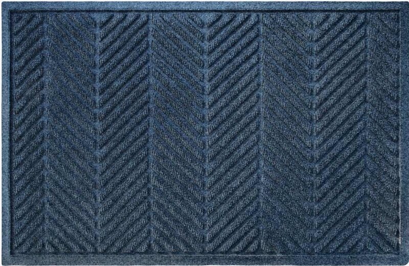 Deurmat WaterHog Herringbone Navy Blue 60x90 cm