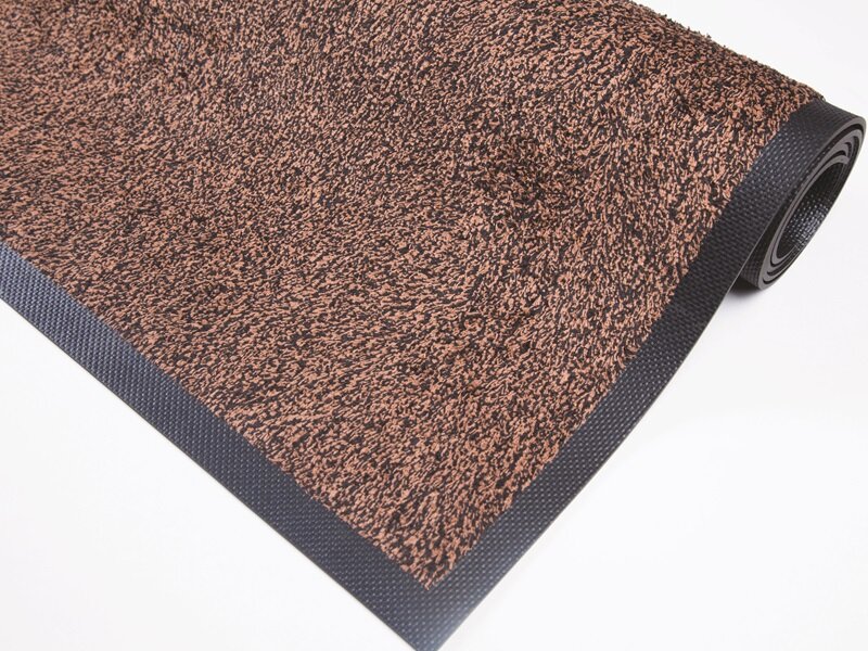 Katoenen droogloopmat Bartex bruin 150x250 cm