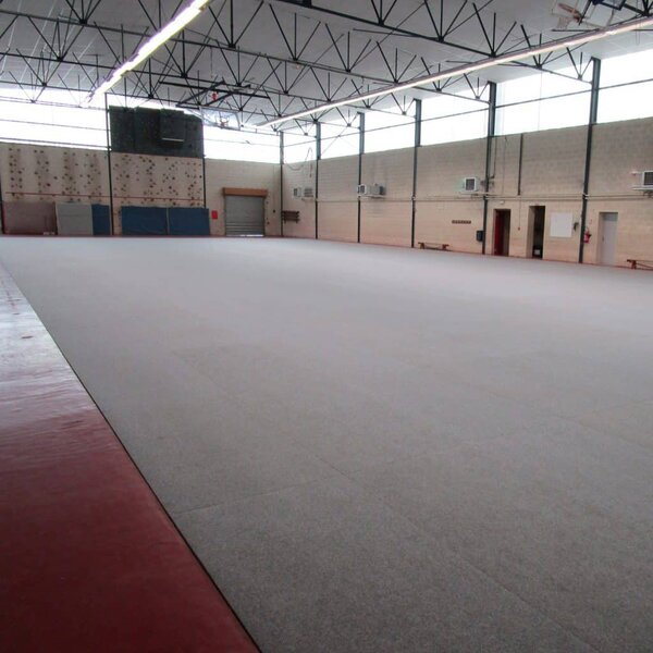 Beschermvloer voor sporthal- en gymzaalvloeren HallProtect XXL rood