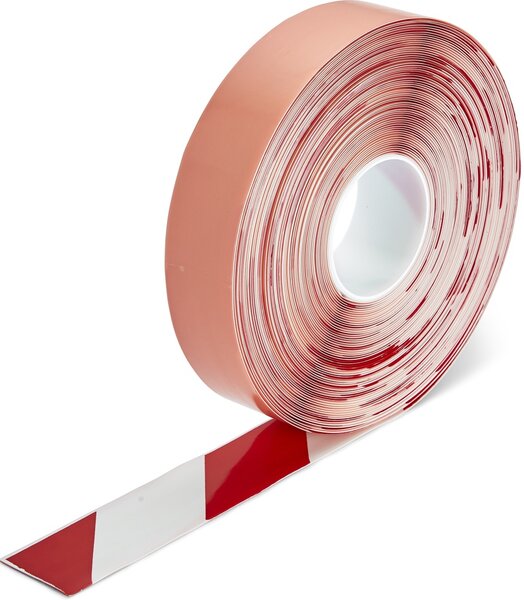 PermaStripe Smooth Vloermarkeringstape 50 mm rood-wit