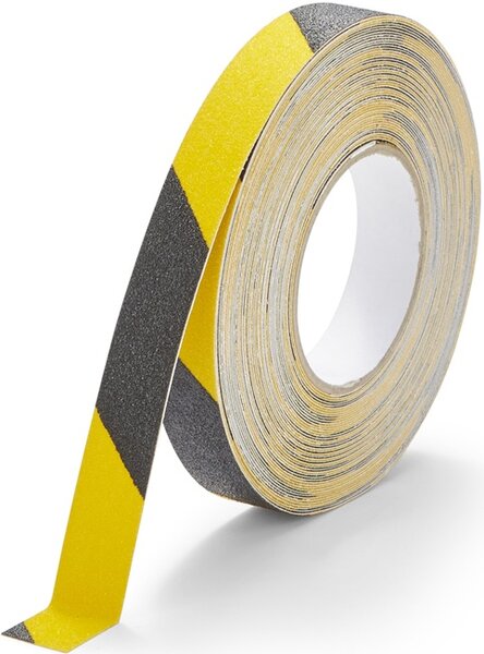 Antisliptape korrel fijn 25 mm zwart-geel