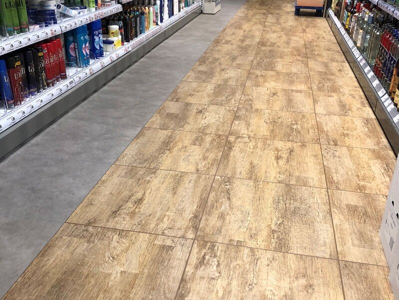Supermarktvloer