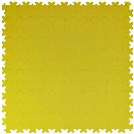 BoSepta PVC Kliktegel Garagevloer &ndash; 7 mm - geel-noppen