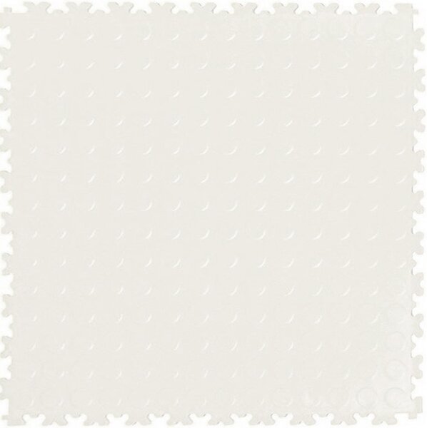 BoSepta PVC Kliktegel Garagevloer&ndash;7mm- wit-noppen