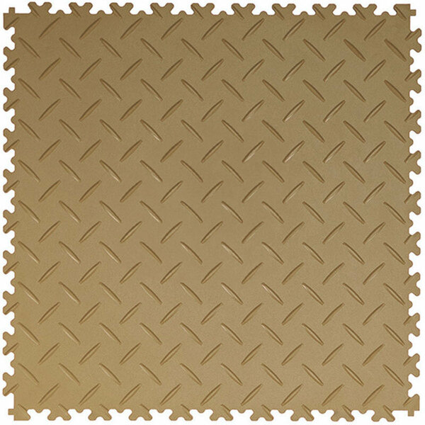 BoSepta PVC Kliktegel Garagevloer&ndash;7mm-beige-traanplaat 