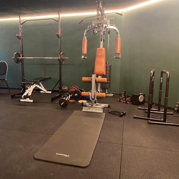 homegym rubberen tegels