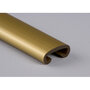 PVC Trapleuningprofiel voor vlakke leuning  goud
