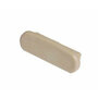 Endkappe Kunststoff Flachhandlauf F408-010 Graubeige