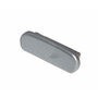 Eindkap PVC Trapleuningprofiel F408-011 wit-aluminium