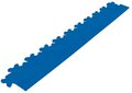 Afwerkrand recht voor 7 mm BoSepta pvc kliktegels blauw